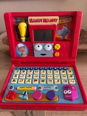 Handy Manny Interactive Learning Laptop - Red